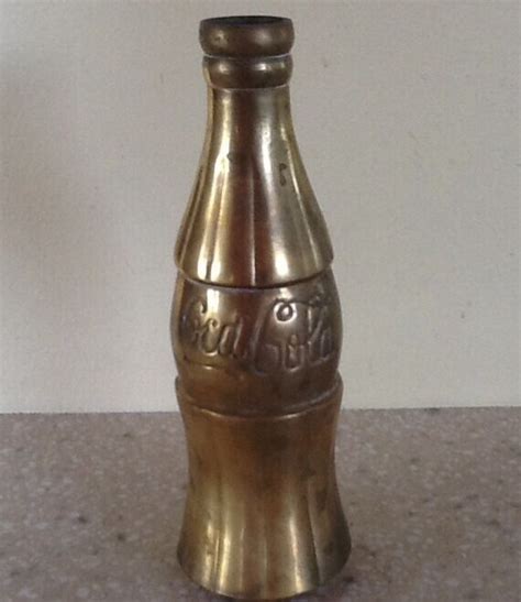 Vintage Brass Coca Cola Bottle By Contemporaryvintage On Etsy