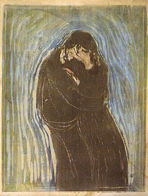 The Kiss By Edvard Munch Medium Oil Paint On Wood Cut My Favorite