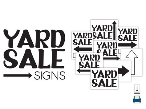 Printable Yard Sale Signs Yard Sale Signs You Can Print at Home ...