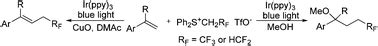 Tri And Di Fluoroethylation Of Alkenes By Visible Light Photoredox