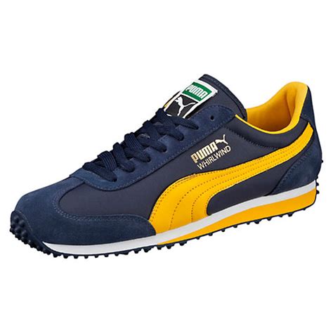 Puma Whirlwind Classic Sneakers Peacoat Gold Fusion White Shoes Puma