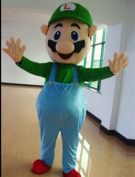 Giant Luigi Mascot Costume | Costume Mascot World