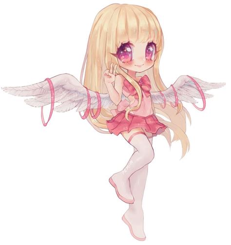 Sweet Angel By Pemiin Anime Chibi Artist Inspiration Kawaii Anime