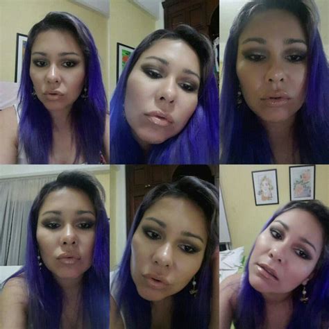 Halo Eyes With Nude Lips Nude Lips Purple Hair Skin