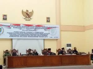 Enam Fraksi Dprd Bolmong Terima Ranperda Pertanggungjawaban Apbd T A