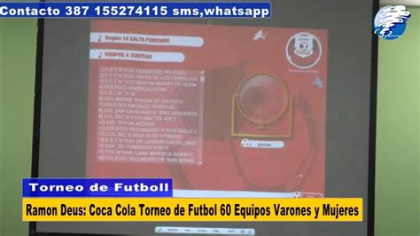 Ramon Deus Torneo Coca Cola En Marcha Con Equipos Youtube