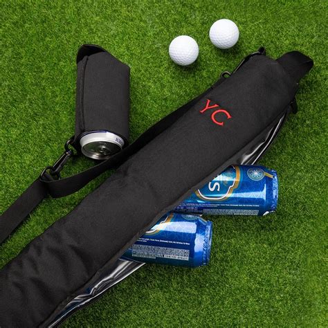 Personalized Name Beer Sleeve Canvas Golf Beer Can Bag Can Carrier