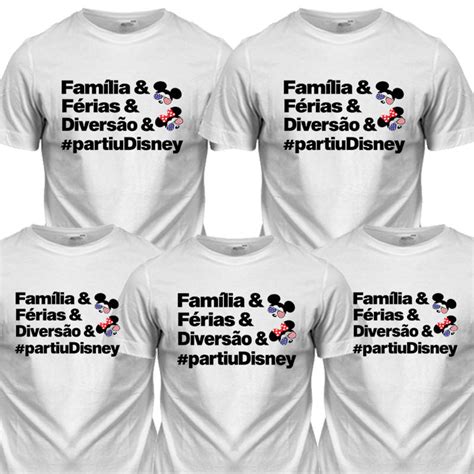 Camiseta Viagem Disney Personalizadas F Ria Orlando Blusa