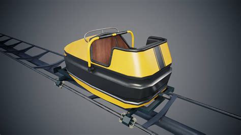 Roller Coaster Cart 3d Model By Iquon