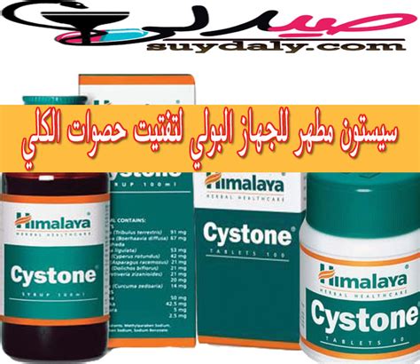 سيستون أقراص وشراب Cystone لعلاج حصوات الكلي والمسالك البولية والوقاية