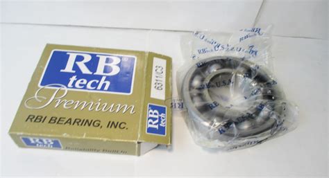 Rbi Bearing Inc 6311 C3 Round Bore Radial Deep Groove Ball Bearing