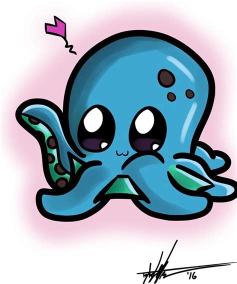 Cute Octopus Drawing at PaintingValley.com | Explore collection of Cute ...