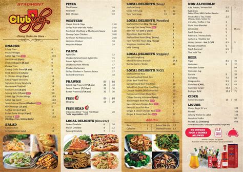 Club July Singapore Menu And Price List Updated Apr 2024