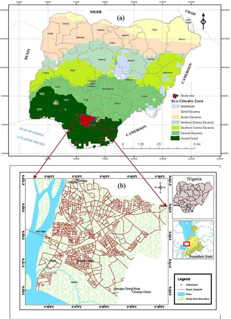 Map of nigeria showing vegetation belts - Map of nigeria showing ...