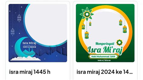 Link Twibbon Isra Miraj Gratis Terbaru Paling Menarik Lengkap