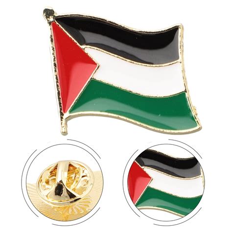 Pcs Palestine Palestinian Flag Pin Badge Lapel Free Palestine