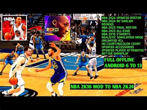 NBA 2K24 ANDROID NBA 2K16 BASED LUKA DONCIC MAVERICKS VS STEPH CURRY