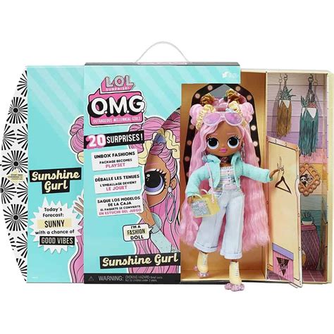 Lol Surprise Omg Sunshine Gurl Fashion Doll Dress Up Doll Set With 20