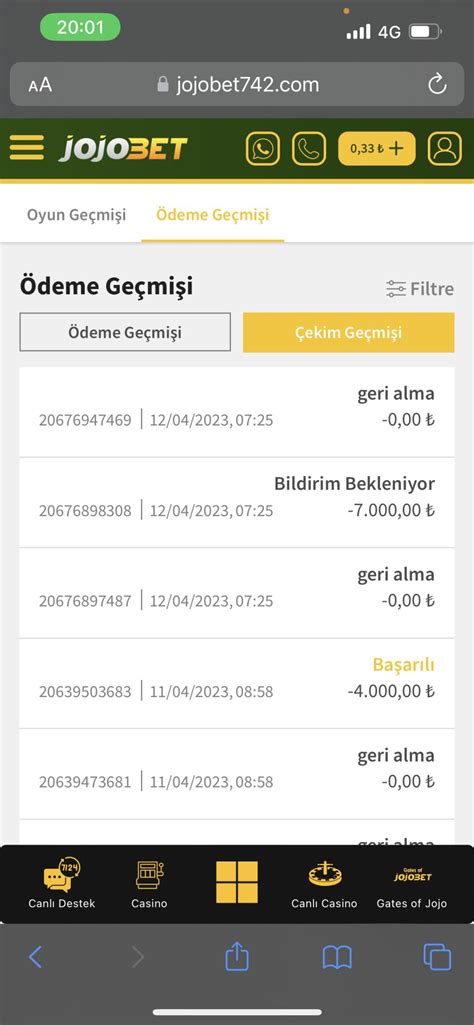 Jojobet Çekim Talebim Gelmiyor Şikayetvar