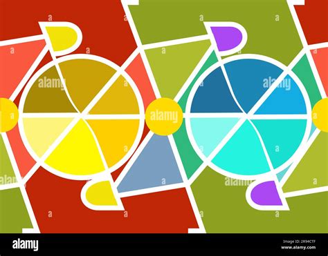 Road Bike Contemporary Abstract Style Cycling Vector Illustration Stock