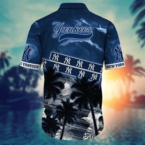 New York Yankees MLB Hawaiian Shirt Sprinklers Aloha Shirt Trendy Aloha