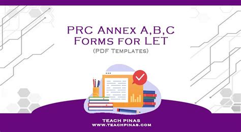 Prc Annex Abc Forms For Let Pdf Templates Teach Pinas