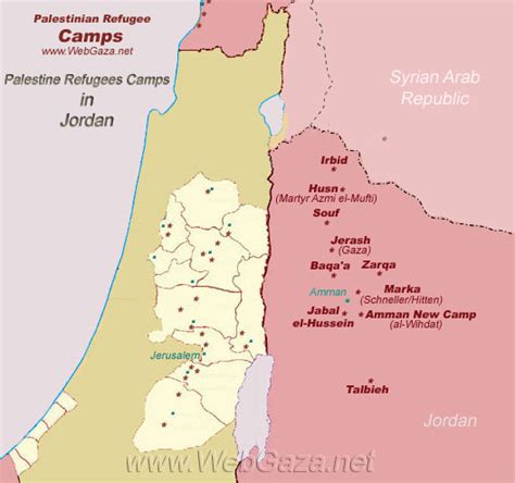 Palestinian Refugee Camps in Jordan - What Are the Palestinian Refugee ...