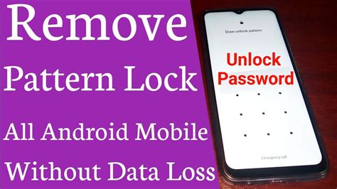 Remove Pattern Lock All Android Mobile Forgot Password Unlock Without Computer Youtube