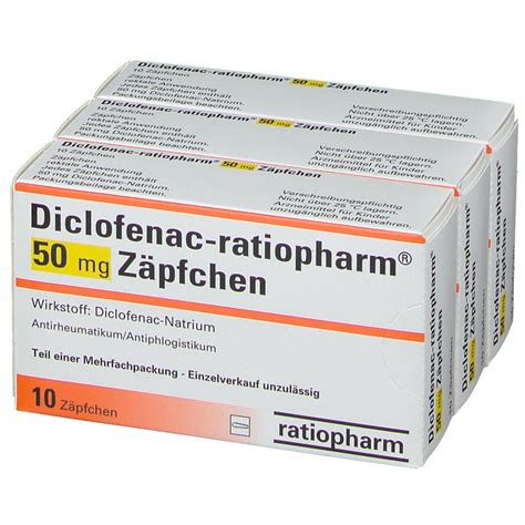 Diclofenac Ratiopharm® 50 Mg 30 St Mit Dem E Rezept Kaufen Shop Apotheke