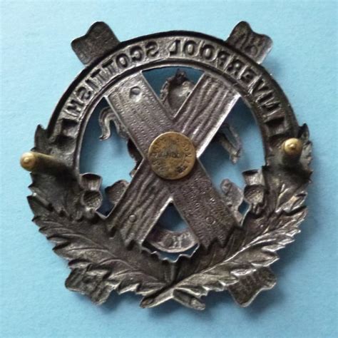 Awc Militaria 10th Liverpool Scottish Battalion The Kings