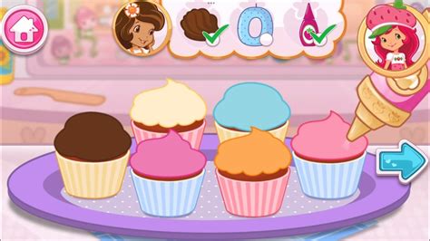 Strawberry Shortcake Bake Shop Berry Bitty Cakes Fun Cooking Gameplay Youtube