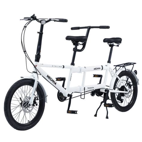 Zukka Tandem Bike 20 Inches Wheels 3 Seater Shimano 7speed Folding