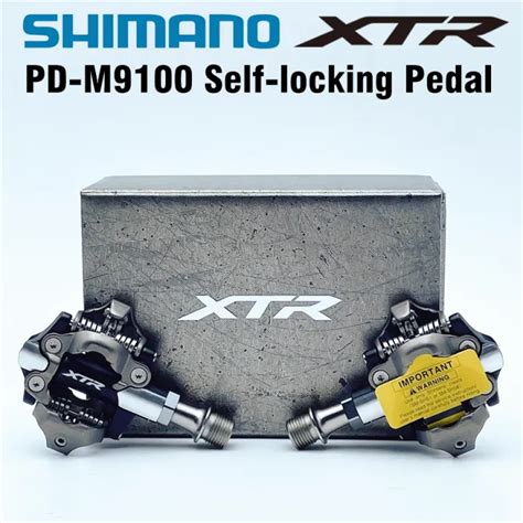 Original Shimano Deore Xtr Pd M9120 M9100 Pedal Spd Bikes Self Locking