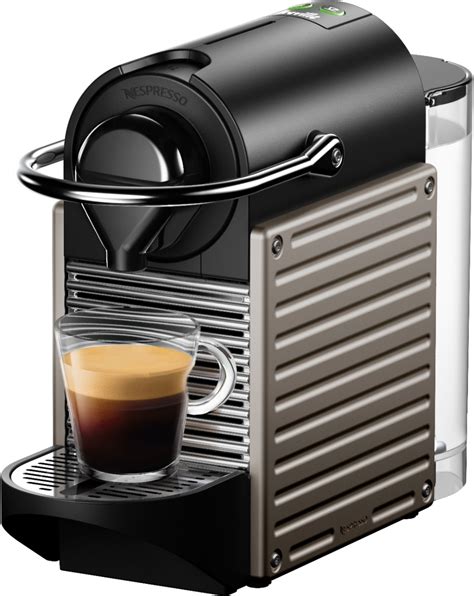 Best Buy Nespresso Breville Pixie Espresso Machine With 19 Bars Of Pressure Electric Titan