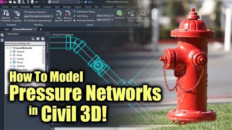 Getting Started Modeling Pressure Networks In Civil D Youtube