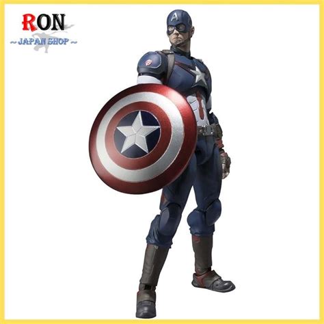 S H Figuarts Avengers Captain America Painted 155mm ABS PVC Posable