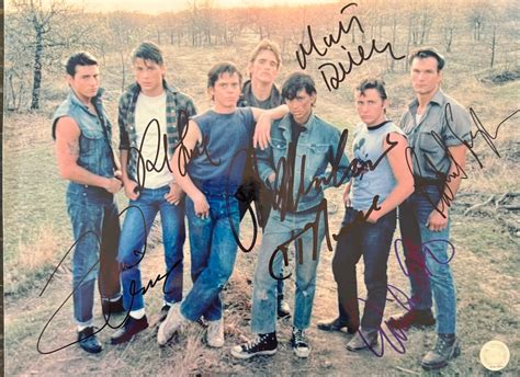 The Outsiders Cast Autographed Photo COA - Etsy