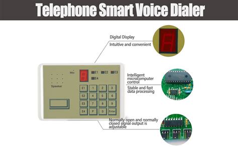 Telephone Voice Dialer Wired Telephone Voice Auto Dialer