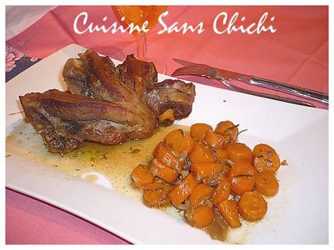 Souris D Agneau Confites Au Miel Et Carottes Fondantes Un Plat Sucr