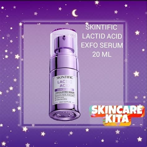 Jual Skintific Lactic Acid Skin Renewal Exfoliating Serum 20 Ml