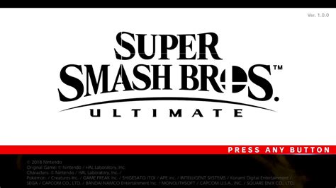 Super Smash Bros Ultimate English Intro Youtube