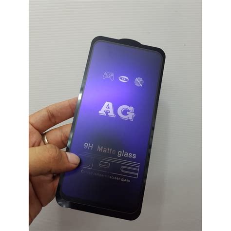 Jual ANTI GORES BLUE LIGHT Matte Realme 3 Full Tempered Glass AG 5D