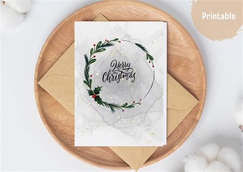 Digital Christmas Card Printable Card Digital Christmas Etsy