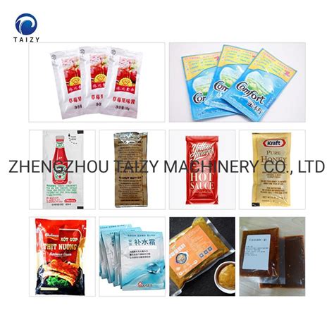 Vertical Ketchup Liquid Stick Sachet Honey Paste Bag Packing Tomato