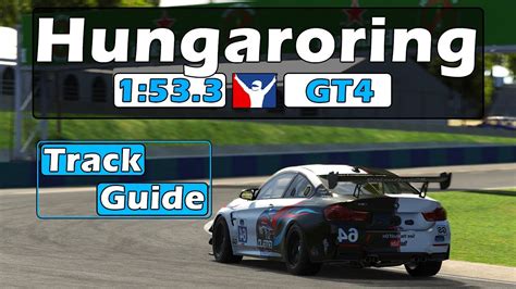 IRacing GT4 Challenge Hungaroring Track Guide 1 53 3 2024 Season 1