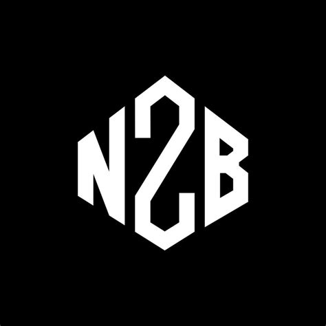 Nzb Letter Logo Design With Polygon Shape Nzb Polygon And Cube Shape