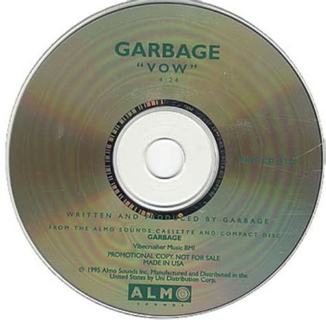 Garbage Vow Us Promo Cd Single Cd5 5 65441