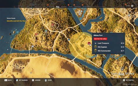 Assassin S Creed Origins Guide Walkthrough Nikiou Fort Location