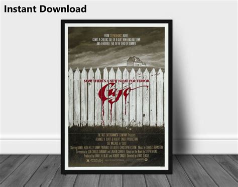 Cujo Horror Movie, Vintage Horror, Movie, Movie Prints Wall Art, Retro ...