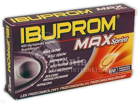 Ibuprom MAX Sprint X 10 Kaps W Apteka Aronia